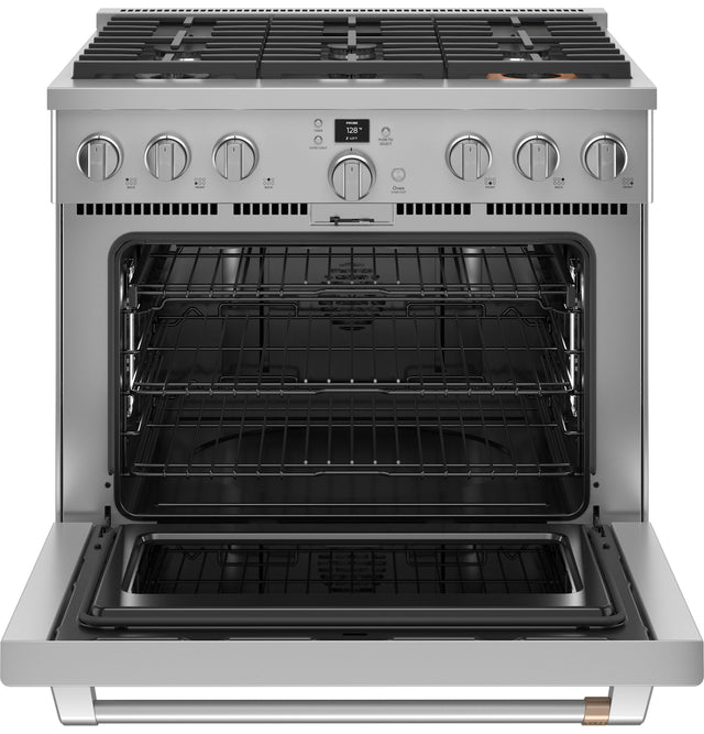 Café 36" Smart Dual-Fuel Commercial-Style Range with 6 Burners (Natural Gas) C2Y366P2TS1