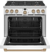 Café 36" Smart Dual-Fuel Commercial-Style Range with 6 Burners (Natural Gas) C2Y366P4TW2