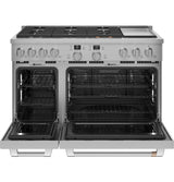 Café 48" Smart Dual-Fuel Commercial-Style Range with 6 Burners and Griddle (Natural Gas) C2Y486P2TS1