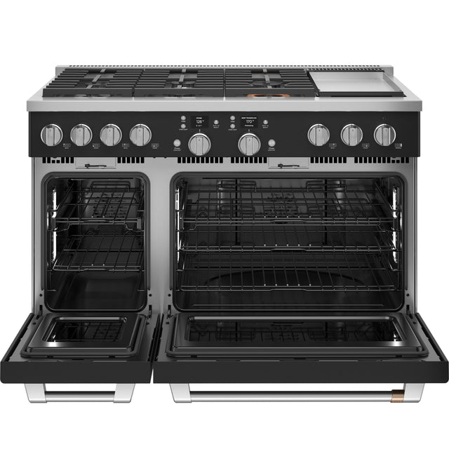 Café 48" Smart Dual-Fuel Commercial-Style Range with 6 Burners and Griddle (Natural Gas) C2Y486P3TD1