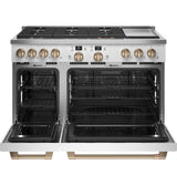 Café 48" Smart Dual-Fuel Commercial-Style Range with 6 Burners and Griddle (Natural Gas) C2Y486P4TW2