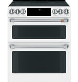 Café™ 30" Slide-In Front Control Radiant and Convection Double Oven Range CES750P4MW2