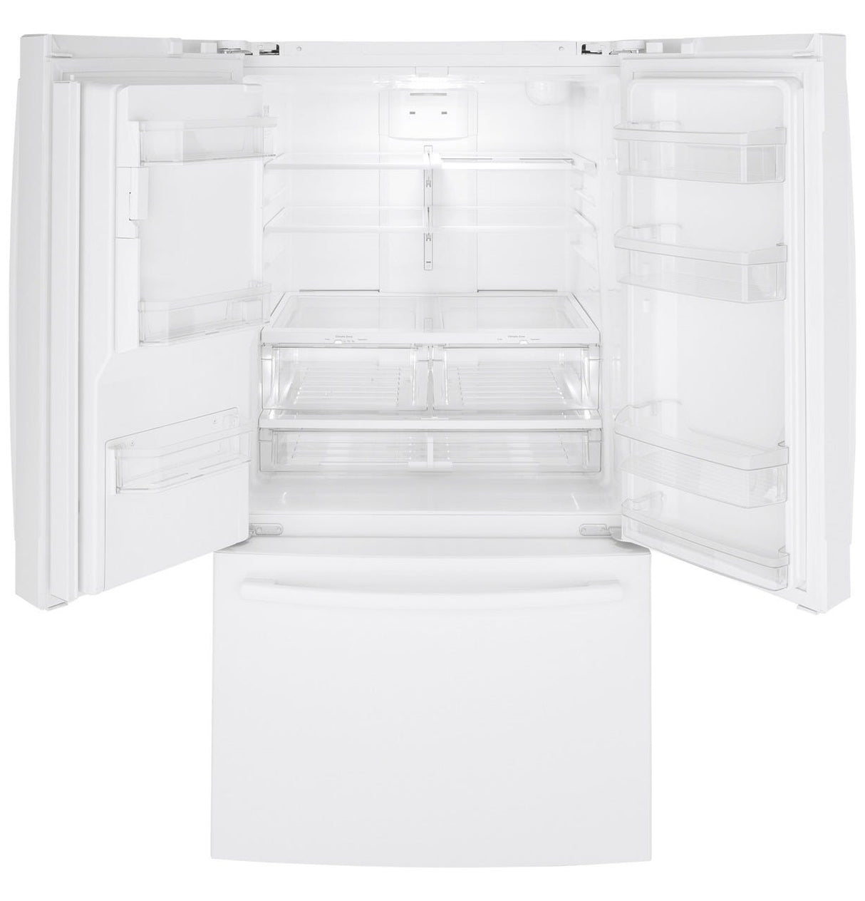 GE ENERGY STAR 25.6 Cu. Ft. French-Door Refrigerator GFE26JGMWW