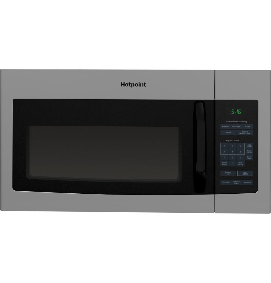 Hotpoint 1.6 Cu. Ft. Over-the-Range Microwave Oven RVM5160MPSA