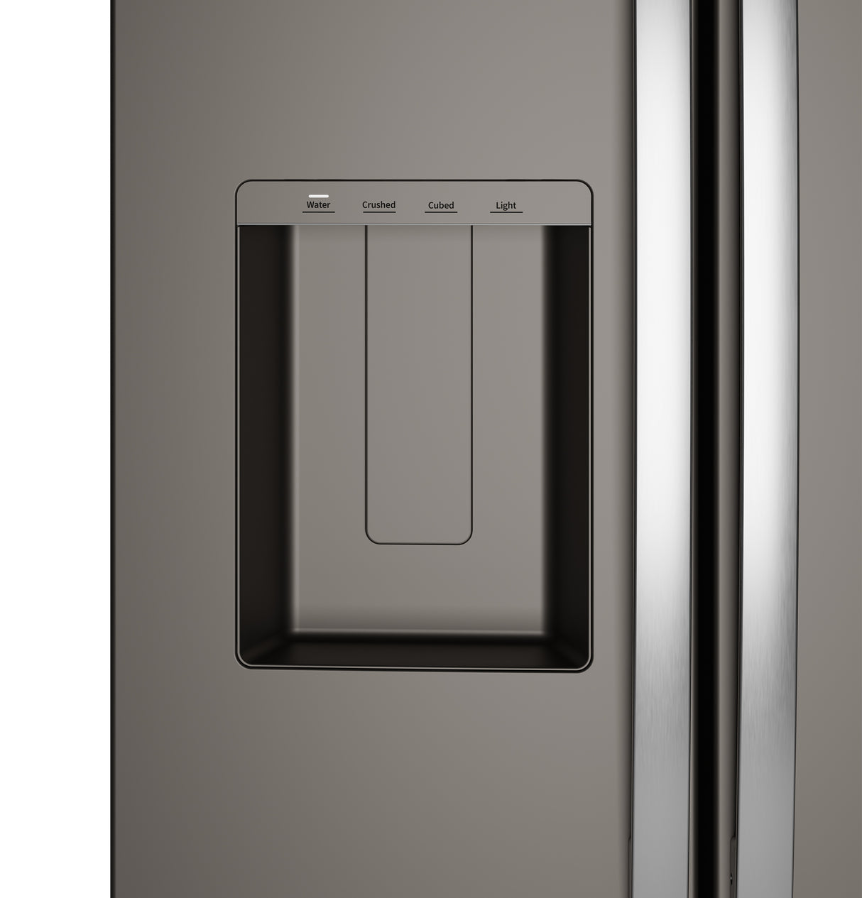 GE® 27.9 Cu. Ft. Side-By-Side Refrigerator with Extra Tall Dispenser and In-Door Icemaker GSS28NMYES