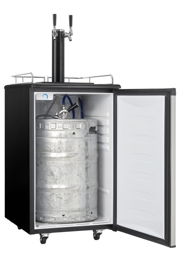 Danby 5.4 cu. ft. Dual-Tap Kegerator DKC054A1BSL2DB