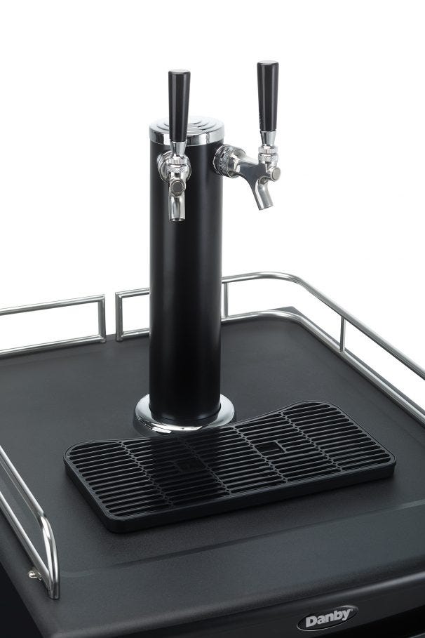 Danby 5.4 cu. ft. Dual-Tap Kegerator DKC054A1BSL2DB