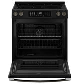 GE® 30" Slide-In Electric Convection Range with No Preheat Air Fry GRS600AVDS