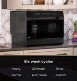 GE Profile™ ENERGY STAR® Smart Compact Dishwasher for Countertop or Built-In PZF560HGWBB