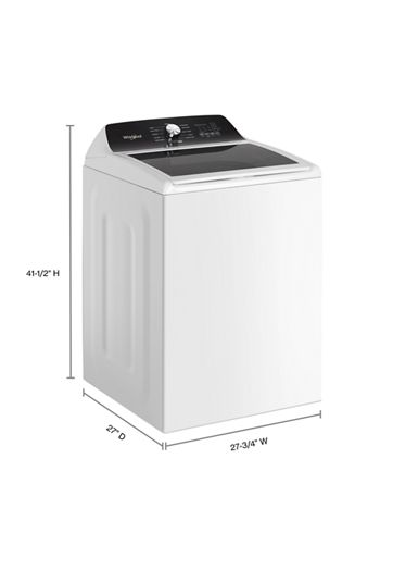 Whirlpool 4.6 Cu. Ft. Top Load Impeller Washer with Built-in Faucet WTW5020SW