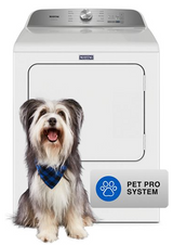 Maytag Pet Pro Top Load Electric Dryer - 7.0 cu. ft. MED6500MW