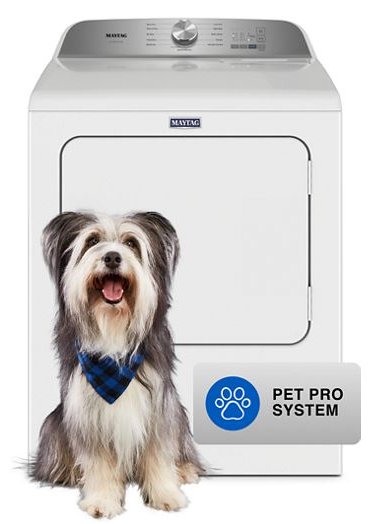 Maytag Pet Pro Top Load Electric Dryer - 7.0 cu. ft. MED6500MW