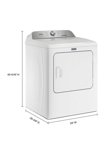 Maytag Pet Pro Top Load Electric Dryer - 7.0 cu. ft. MED6500MW