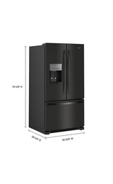 Whirlpool® 36-inch Wide French Door Bottom Mount Refrigerator WRFF3436RB