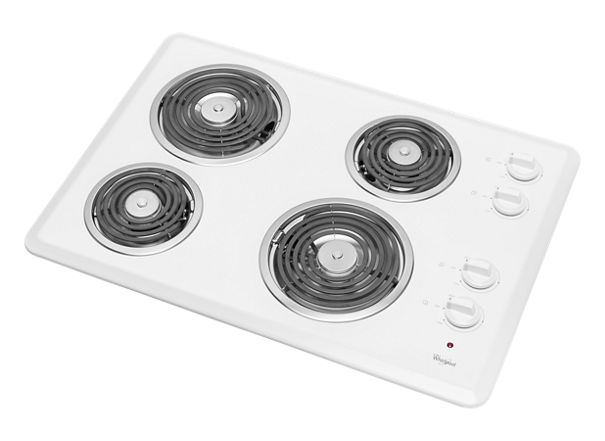 Whirlpool® 30" Electric Cooktop WCC31430AW