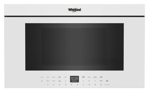Whirlpool Air Fry Over-the-Range Microwave with Flush Built-In Design WMMF7330RW