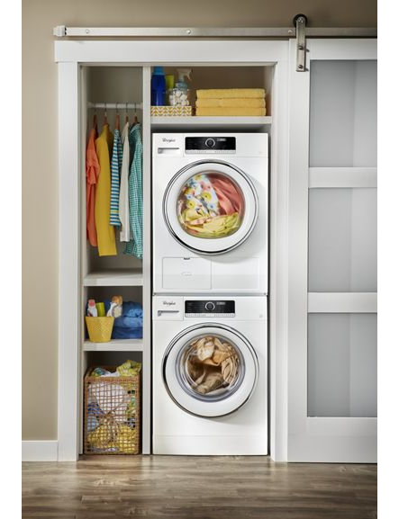 Whirlpool 2.3 cu. ft. 24" Compact Washer with Detergent Dosing Aid option WFW5090JW