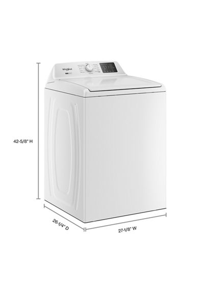 4.1 Cu. Ft. Whirlpool® Top Load Impeller Washer with Quick Wash WTW4107SW