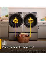 Whirlpool 7.4 cu. ft. Smart Front Load ENERGY STAR® Electric Dryer with Steam Capabilities WED6720RR