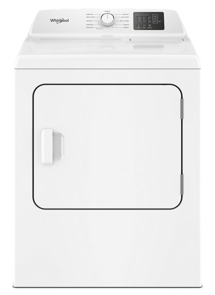 Whirlpool 7.0 cu. ft. Electric Dryer with AutoSensing - Vented Top Load Matching WED4105SW