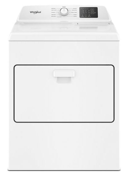 Whirlpool 7.0 cu. ft. Electric Dryer with AutoSensing - Vented Top Load Matching WED4107SW