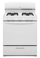 Amana 30-inch Gas Range with EasyAccess™ Broiler Door AGR4230BAW