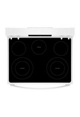 Whirlpool 30-inch Electric Range with Air Cooking Technology and Steam Clean WFES4530SW