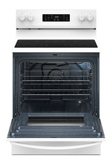 Whirlpool 30-inch Electric Range with Air Cooking Technology and Steam Clean WFES4530SW