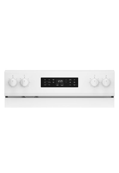 Whirlpool 30-inch Electric Range with Air Cooking Technology and Steam Clean WFES4530SW
