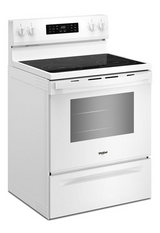 Whirlpool 30-inch Electric Range with Air Cooking Technology and Steam Clean WFES4530SW