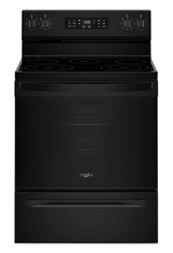 Whirlpool 30-inch Electric Range with Air Cooking Technology and Steam Clean WFES4530SB