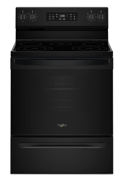 Whirlpool 30-inch Electric Range with Air Cooking Technology and Steam Clean WFES4530SB