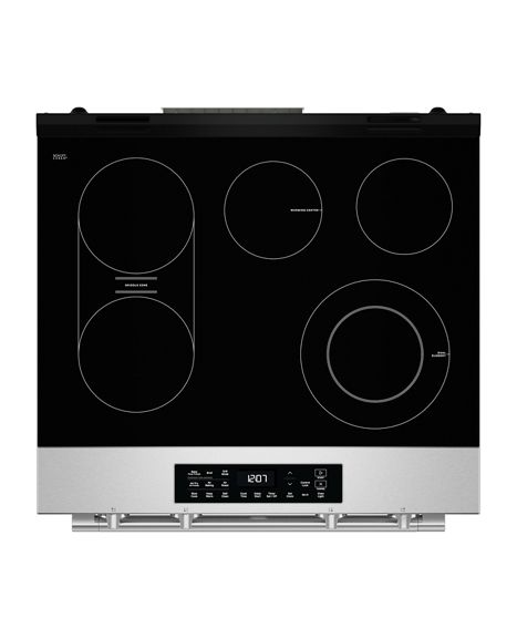 Maytag 30-Inch Wide Slide-In Electric Range with Grill Mode and No Preheat Air Fry - 5.3 Cu. Ft. MSES7030SZ