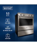 Maytag 30-Inch Wide Slide-In Electric Range with Grill Mode and No Preheat Air Fry - 5.3 Cu. Ft. MSES7030SZ
