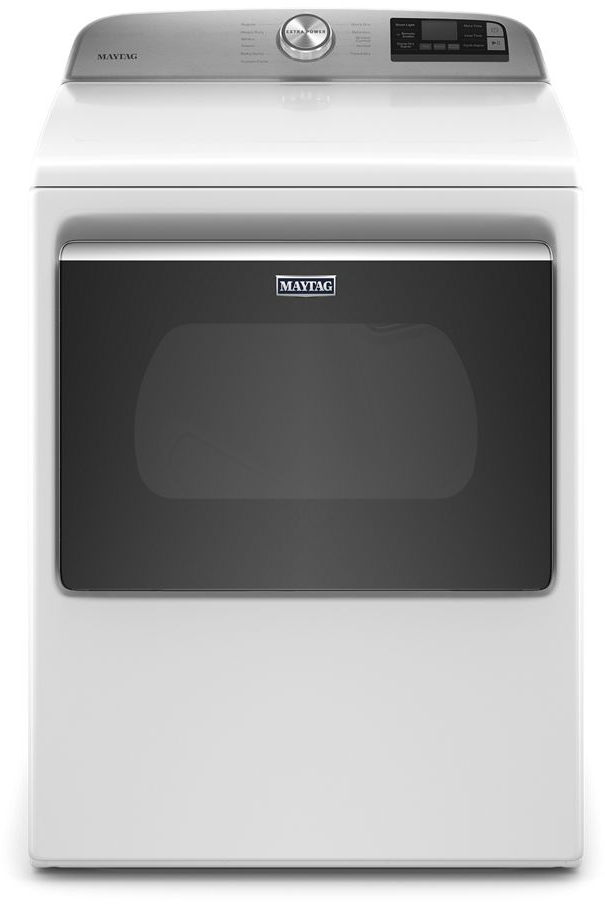 Maytag Smart Capable Top Load Electric Dryer with Extra Power Button - 7.4 cu. ft. MED6230RHW