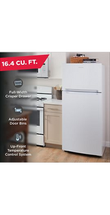 Amana Top Freezer Refrigerator - 16.4 cu. ft. ARTX3028PW