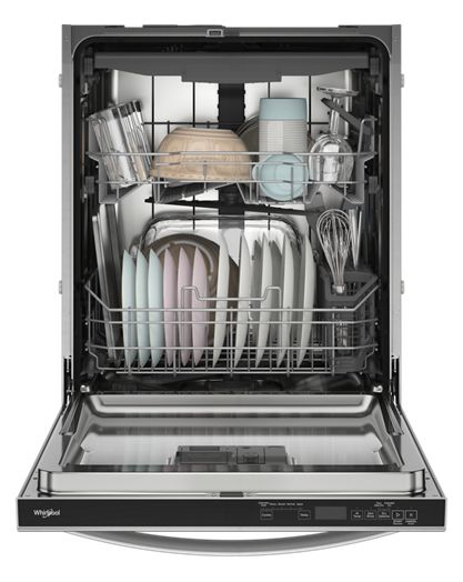 Whirlpool 44 dBA ADA Compliant Dishwasher Flush with Cabinets with 3rd Rack WDT550SAPZ