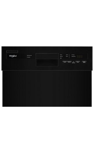 Whirlpool Small-Space Compact Dishwasher with Stainless Steel Tub WDPS5118PB