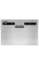 Whirlpool Small-Space Compact Dishwasher with Stainless Steel Tub WDPS5118PM