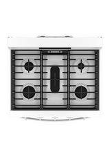 Whirlpool 30-inch Gas Range with Air Cooking Technology, No Preheat Air Fry and Air Baking and Self Clean WFGS5030RW