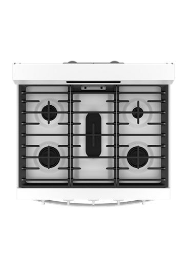 Whirlpool 30-inch Gas Range with Air Cooking Technology, No Preheat Air Fry and Air Baking and Self Clean WFGS5030RW