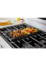 Whirlpool 30-inch Gas Range with Air Cooking Technology, No Preheat Air Fry and Air Baking and Self Clean WFGS5030RW