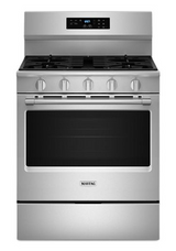 Maytag 30-Inch Wide Gas Range With No Preheat Air Fry and Air Baking - 5.0 cu. MFGS6030RZ