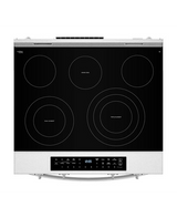 Whirlpool 30-inch Smart Slide in Electric Range with Air Cooking Technology, No Preheat Air Fry, WipeClean™ Coating, Steam/Self Clean and High Speed Preheat WSES7530RZ