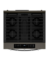 Whirlpool 30-inch Smart Slide In Gas Range with Air Cooking Technology, No Preheat Air Fry, WipeClean™ Coating, Steam/Self Clean and High Speed Preheat WSGS7530RV