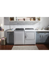 Whirlpool 7.0 Cu. Ft. Long Vent Gas Moisture Sensing Dryer WGD500CMW