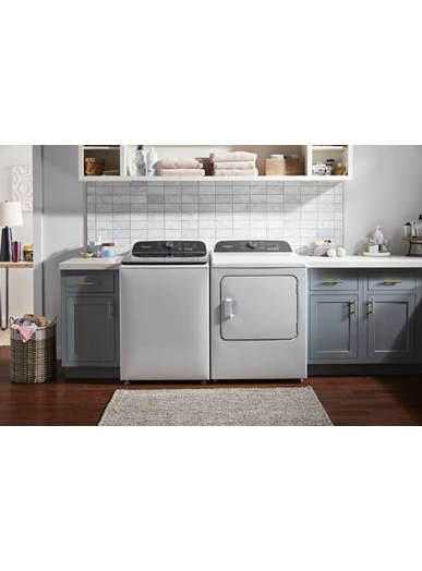 Whirlpool 7.0 Cu. Ft. Long Vent Gas Moisture Sensing Dryer WGD500CMW