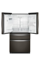 Whirlpool 36-inch Wide 4 Door Refrigerator with Prep & Store Bins - 26 Cu. Ft. WRMF7736PV