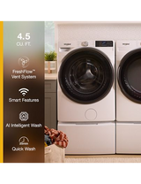 Whirlpool 4.5 cu. ft. Smart Front Load ENERGY STAR® Washer with FreshFlow™ Vent System WFW5720RW