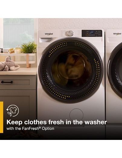 Whirlpool 4.5 cu. ft. Smart Front Load ENERGY STAR® Washer with FreshFlow™ Vent System WFW5720RW